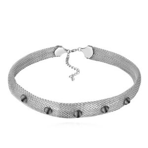 SMESH - SILVER - SWAROVSKI KRISTÁLYOS NYAKLÁNC