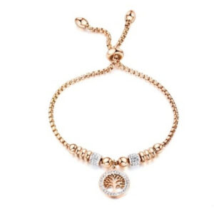 ÉLETFA- NEMESACÉL KARKÖTŐ - Rose-Gold