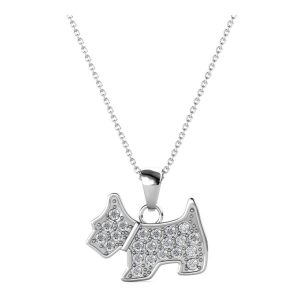 KUTYUS-SWAROVSKI KRISTÁLYOS NYAKLÁNC DÍSZDOBAN