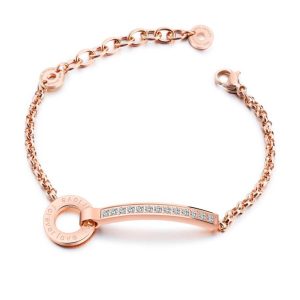 ÉRZELMEK - EXKLUZÍV CIRKÓNIAKÖVES KARKÖTŐ - RÓZSAARANY