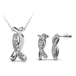 ASHLEY SWAROVSKI KRISTÁLYOS SZETT - FEHÉR