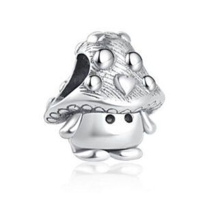 PANDORA STÍLUSÚ EZÜST CHARM - GOMBÁCSKA