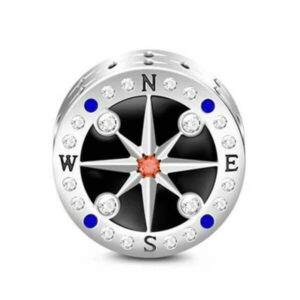 PANDORA STÍLUSÚ EZÜST CHARM - IRÁNYTŰ