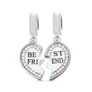 PANDORA STÍLUSÚ ARANYOZOTT EZÜST CHARM - LEGJOBB BARÁT